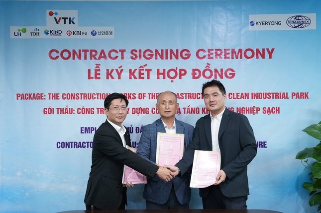 Vinaconex tiếp tục nhận được sự tín nhiệm tại dự án Khu công nghiệp sạch tỉnh Hưng Yên