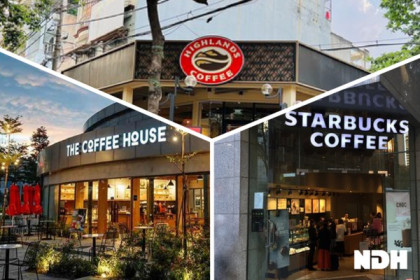 'So găng' Highlands Coffee, Starbucks và The Coffee House