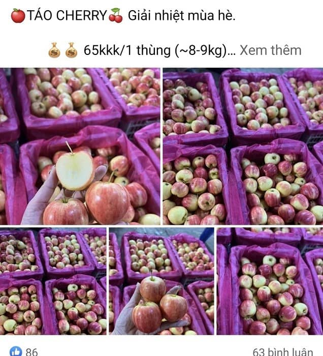 Bất ngờ táo cherry được rao bán với giá rẻ hơn mớ rau muống, nguồn gốc ở đâu?