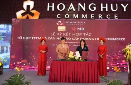 Ký kết hợp đồng mua bán và hợp tác dự án Hoang Huy Commerce