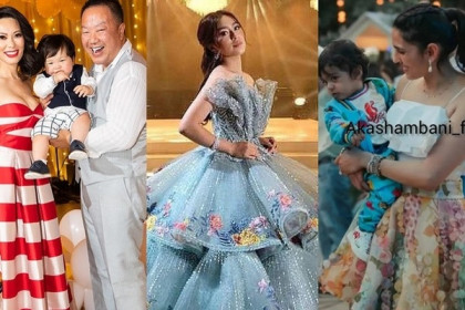 Gia đình siêu giàu châu Á tổ chức tiệc xa hoa, độc lạ không thua giới tinh hoa nước Mỹ