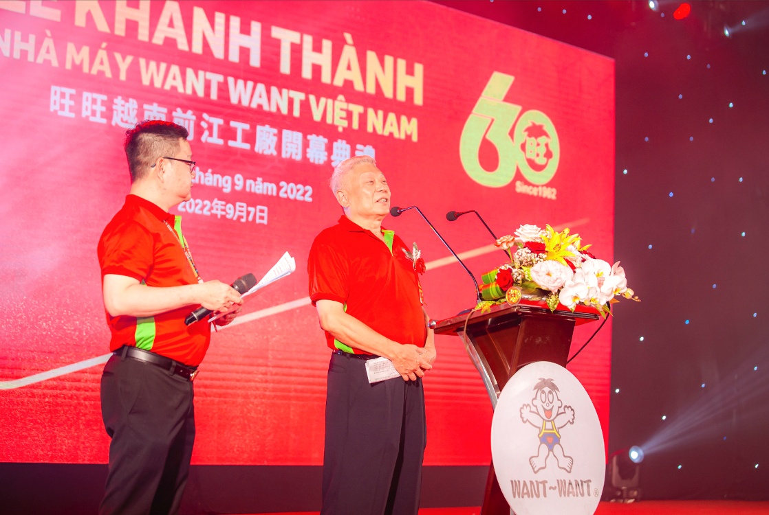Tập đoàn Want Want khánh thành nhà máy thực phẩm 50 triệu USD tại Việt Nam