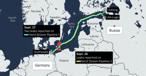 CIA từng cảnh báo Đức về nguy cơ đường ống Nord Stream bị tấn công