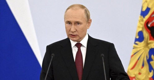Tổng thống Putin ký hiệp ước sáp nhập 4 vùng lãnh thổ ly khai Ukraine