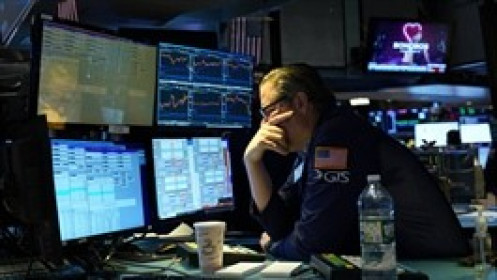 Phố Wall trồi sụt, Dow Jones giảm hơn 100 điểm