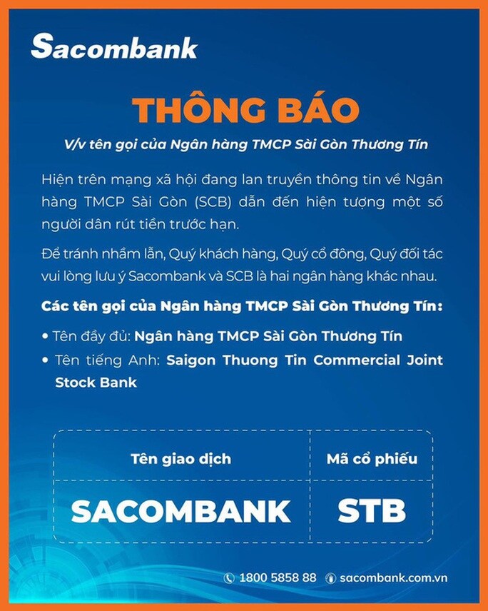 Tổng giám đốc Sacombank: “Chúng tôi đang hoạt động rất tốt”