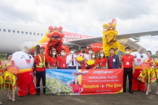 Vietjet khai trương đường bay Phú Quốc - Băng Cốc chỉ từ 299 nghìn đồng