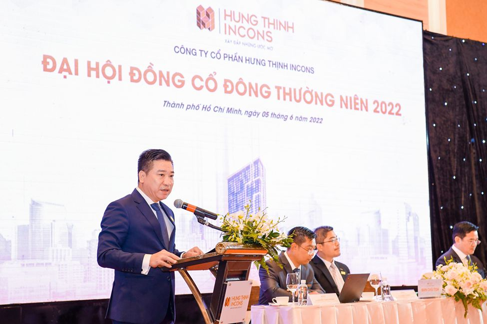 Đại hội đồng cổ đông thường niên Hưng Thịnh Incons 2022 đồng thuận mục tiêu tăng trưởng. Sáng ngày 05/6/2022  ...