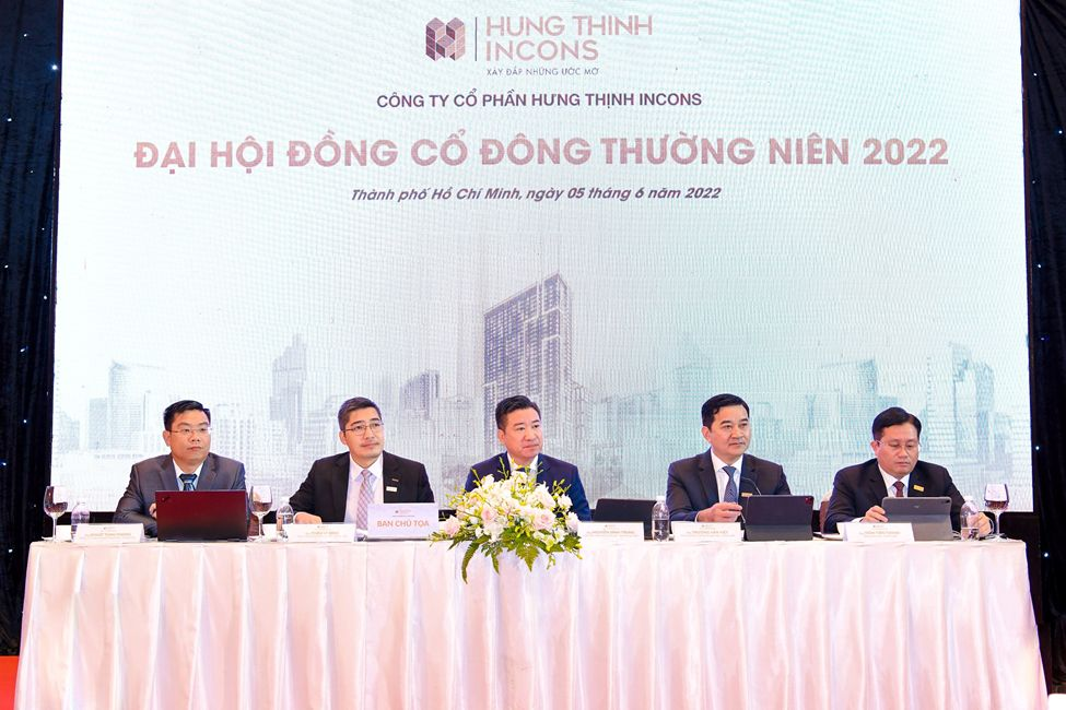 Đại hội đồng cổ đông thường niên Hưng Thịnh Incons 2022 đồng thuận mục tiêu tăng trưởng. Sáng ngày 05/6/2022  ...