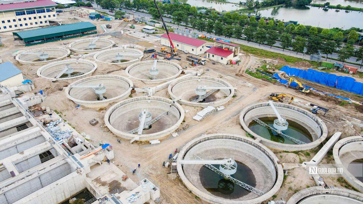 Nhà máy xử lý nước thải Yên Xá hơn 16.000 tỷ đồng chậm tiến độ