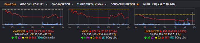 Cập nhật Phiên 7/11 - Niềm tin đã mất , Tiếp tục bán sàn