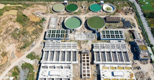 Cận cảnh Nhà máy nước mặt sông Hồng gần trị giá gần 3.700 tỷ 'vỡ' tiến độ