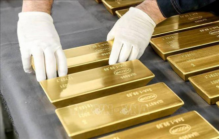 Giá vàng thế giới giảm 0,9% trong tuần qua