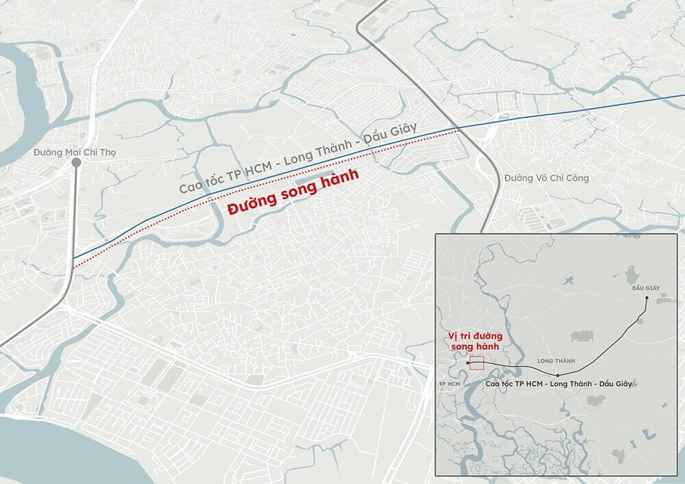 Dự án BT của Tp.HCM đổi gần 15ha đất lấy 3,3km đường - Bài 2: Đổi gần 15ha đất lấy 3,3km đường song hành, 4 làn xe