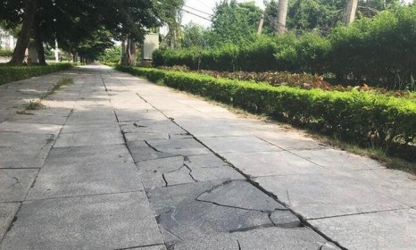 Chủ tịch Hà Nội yêu cầu đánh giá nguyên nhân đá vỉa hè nứt vỡ