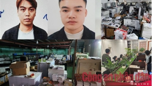 Quy trình "độc" của đường dây sản xuất hơn 100 tấn sách giả tại Hà Nội