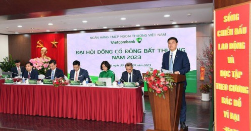 Đại hội đồng cổ đông bất thường năm 2023 của Vietcombank thông qua kế hoạch tăng vốn