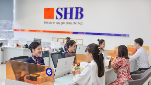 Tổng tài sản của SHB vượt 551.000 tỉ đồng
