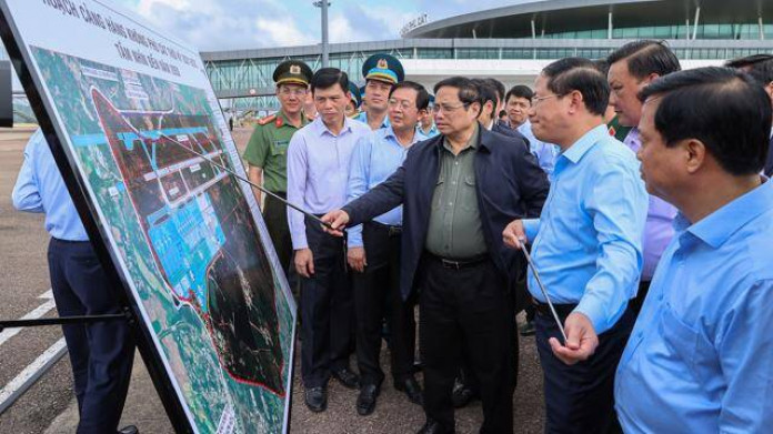Thủ tướng yêu cầu sớm hoàn thiện hồ sơ quy hoạch Cảng hàng không Phù Cát