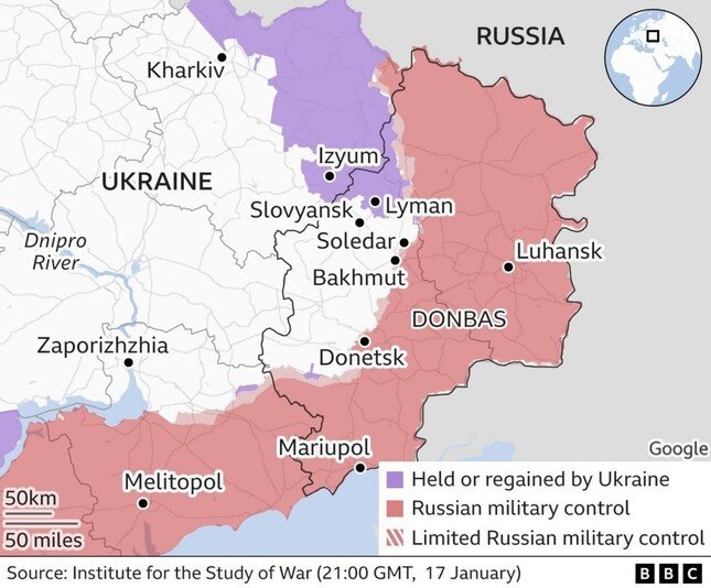Quân đội Ukraine đánh sập cầu ở Bakhmut vì bị Nga bao vây?