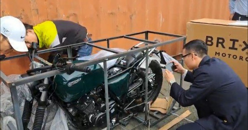 Phát hiện lô xe máy Đài Loan - Trung Quốc nghi ‘đội lốt’ xe Áo