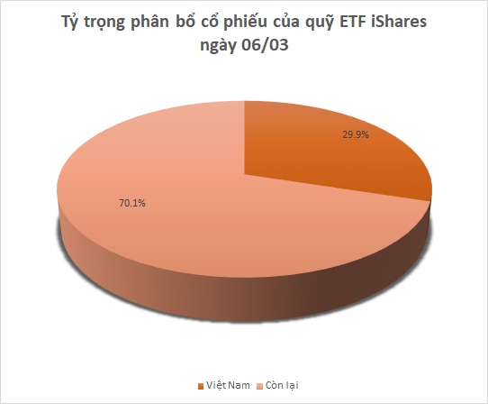 Quỹ iShares ETF bán hết cổ phiếu VIX trong tuần đảo danh mục