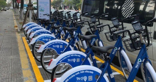 Xe đạp công cộng du lịch Đà Nẵng, rẻ nhất 5.000 đồng/lượt