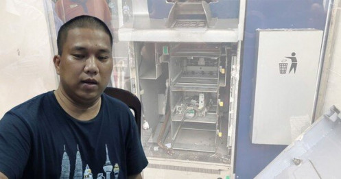 Lời khai của kẻ đập trụ ATM ở trung tâm Đà Nẵng trộm két sắt