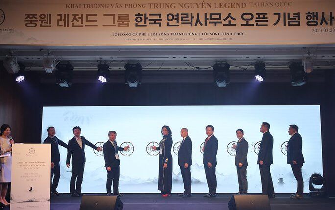 Trung Nguyên Legend mở văn phòng đại diện tại Hàn Quốc