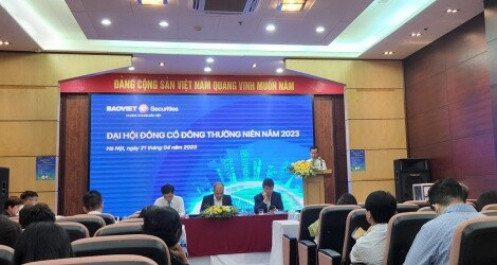 Chứng khoán Bảo Việt: Lợi nhuận năm 2023 dự đạt 191 tỷ đồng, hoàn thành 17,5% trong quý I