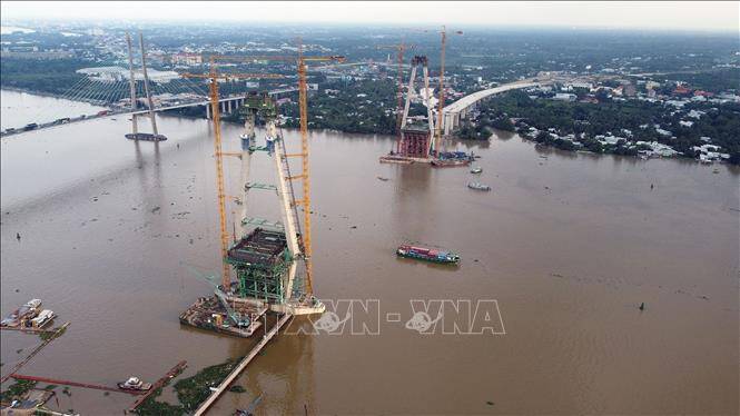 Cầu Mỹ Thuận 2 sẽ hoàn thành dịp cuối năm 2023