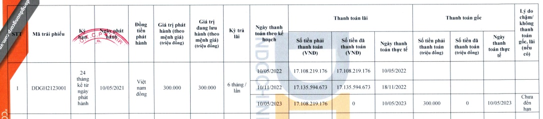 “Lau sàn” 18 phiên, DDG bất ngờ tăng kịch trần trong ngày đến hạn thanh toán 300 tỷ đồng trái phiếu