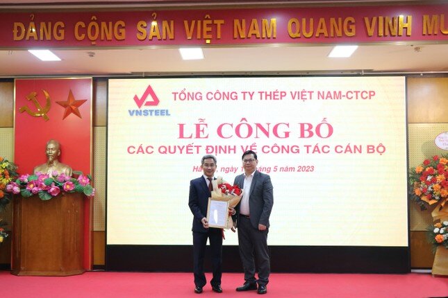 Tổng công ty Thép Việt Nam có tân Chủ tịch và Tổng giám đốc