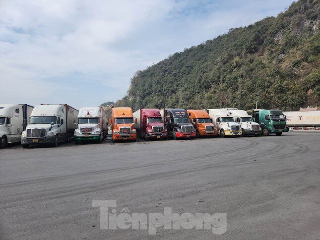 Gần 1.000 xe chở nông sản đang tồn đọng ở cửa khẩu Lạng Sơn