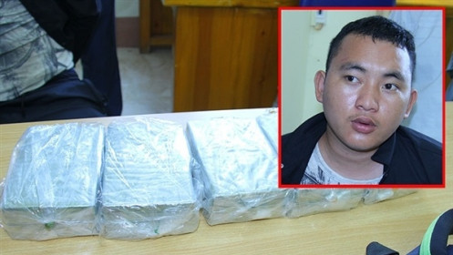 Vận chuyển trái phép 10 bánh heroin từ Lào về Việt Nam