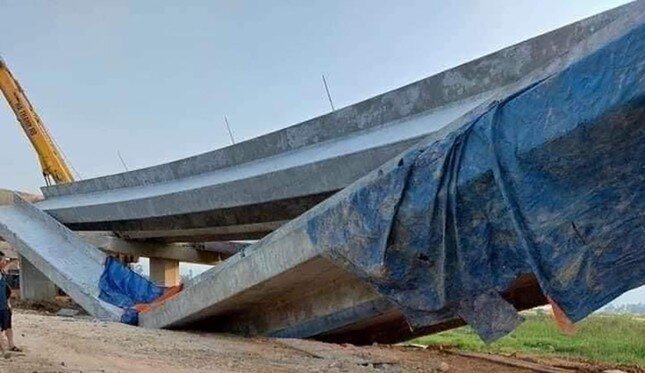 Nguyên nhân vụ sập dầm cầu trên cao tốc Bắc - Nam