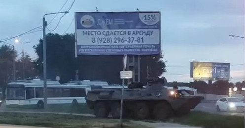 Hãng tin RT: Xe tăng dường như đã xuất hiện trên đường phố Rostov-on-Don