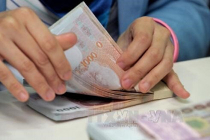 Đồng baht giảm mức thấp nhất trong 7 tháng qua