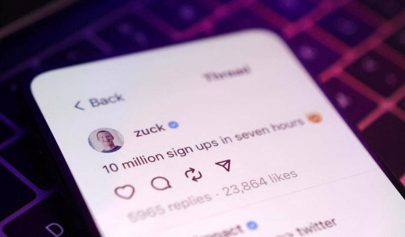 Vừa ra mắt, mạng xã hội Threads của Mark Zuckerberg đã có 30 triệu người dùng
