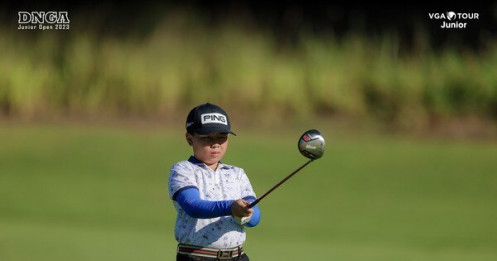 Golfer 8 tuổi vô địch bảng U9 VGA Junior Tour với cách biệt 14 gậy