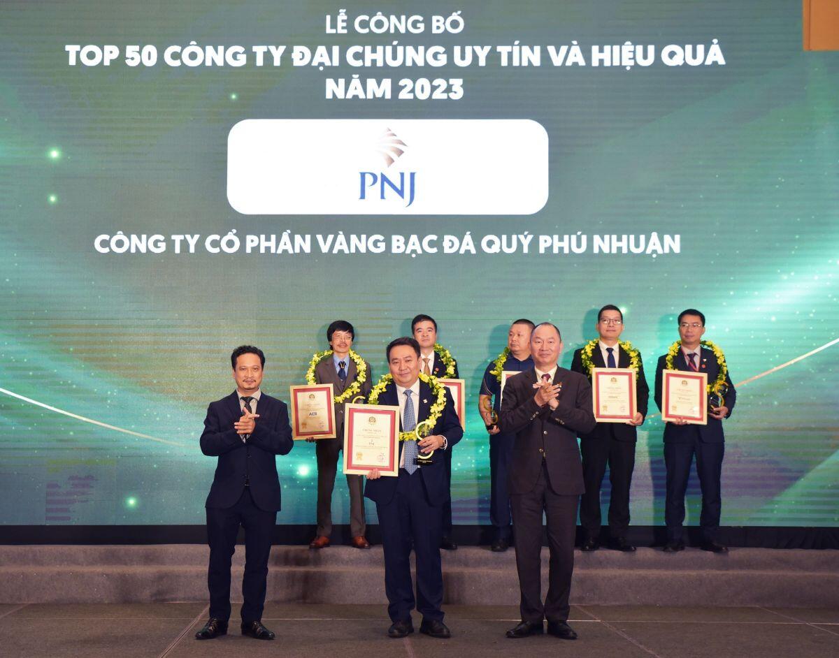 PNJ vào top đầu doanh nghiệp bán lẻ VIX50