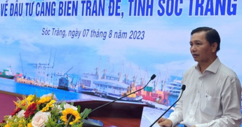 Sóc Trăng kêu gọi đầu tư vào cảng biển Trần Đề