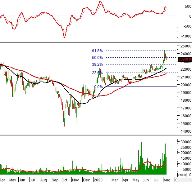 Ngày 10/08/2023: 10 cổ phiếu nóng dưới góc nhìn PTKT của Vietstock
