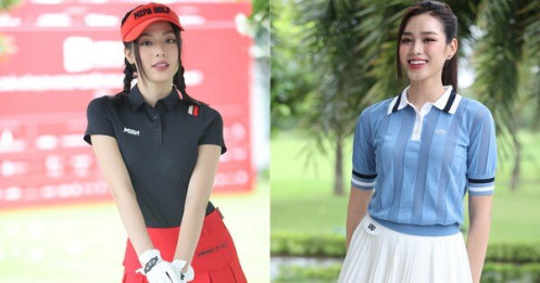 Hoa hậu Đỗ Thị Hà, Thanh Thủy đọ sắc rạng rỡ với trang phục golf