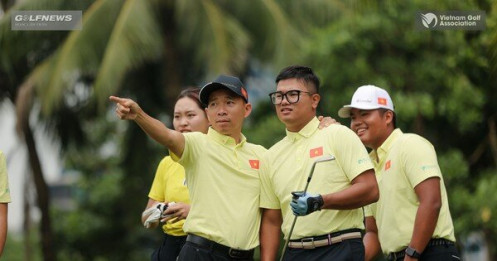 Đội tuyển golf Việt Nam xuất quân dự giải nghiệp dư đồng đội Đông Nam Á