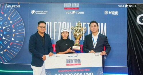 Golfer người Mông vô địch giải golf 3D đầu tiên tại Việt Nam