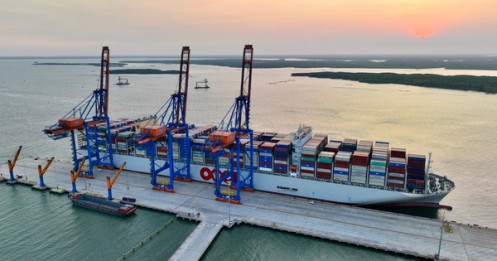 Cảng Cái Mép - Thị Vải đã đón siêu tàu container lớn nhất thế giới