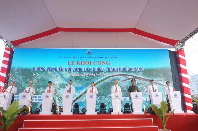 Đà Nẵng khởi công Dự án đường nối cảng Liên Chiểu hơn 1.200 tỉ đồng