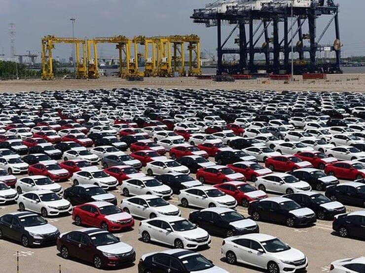 Lượng xe ô tô nhập khẩu về nước giảm 10% so với cùng kỳ năm 2022