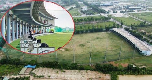 Sân tập golf 'chui' trong KĐT Thanh Hà: Yêu cầu phá dỡ vẫn rầm rộ hoạt động